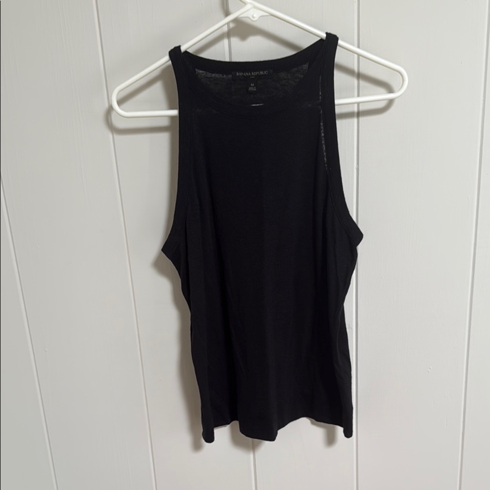 Banana Republic Black Sleeveless Tank Top